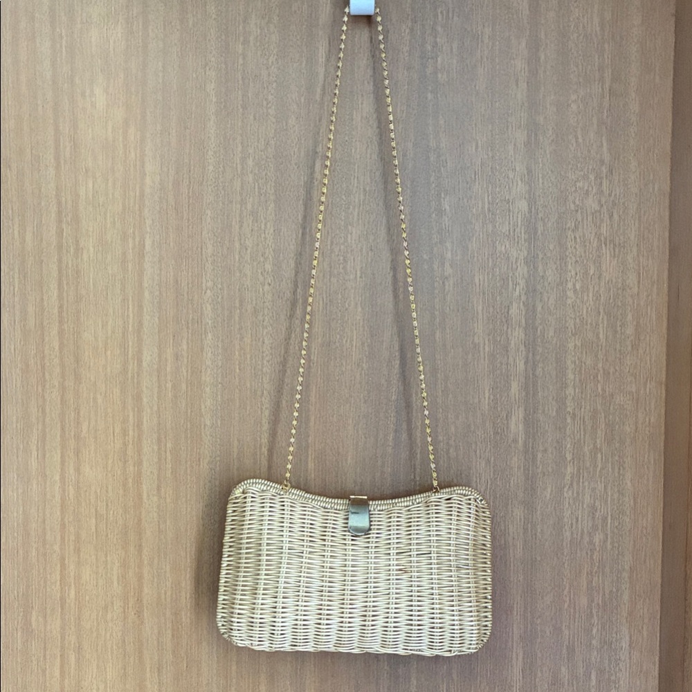 Vintage Magid woven wicker purse